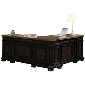 Riverside Furniture Allegro RS L Shape Desk with Return